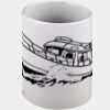 Ringer Mug Black 11oz ON SALE Thumbnail