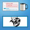 Black Mug with White Panel Thumbnail